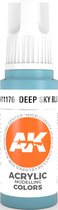 Deep Sky Blue Acrylic Modelling Color - 17ml - AK-11176