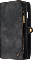 Caseme 008 Telefoonhoesje geschikt voor Apple iPhone 7 Plus Hoesje Uitneembare 2in1 Bookcase Portemonnee - Zwart