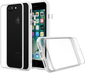 Apple iPhone 8 Plus Hoesje - Rhinoshield - MOD NX Serie - Hard Kunststof Backcover - Transparant / Wit - Hoesje Geschikt Voor Apple iPhone 8 Plus