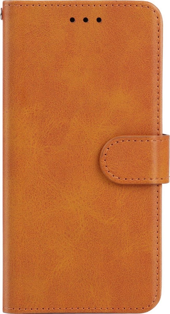 Mobigear Telefoonhoesje geschikt voor Motorola Edge S30 Hoesje | Mobigear Wallet Bookcase Portemonnee | Pasjeshouder voor 3 Pasjes | Telefoonhoesje voor Pinpas / OV Kaart / Rijbewijs - Bruin