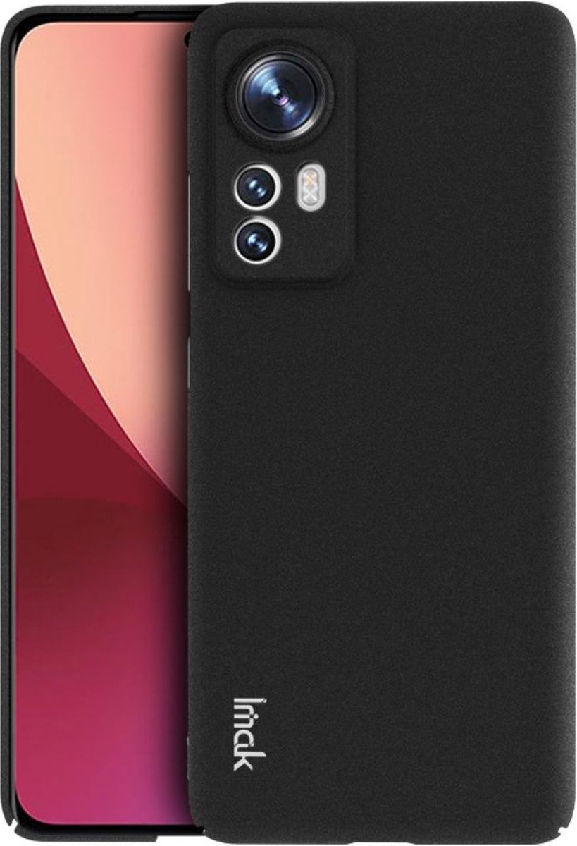 IMAK HC-1 Hard Case Back Cover Hoesje Geschikt voor Xiaomi 12 / 12X Zwart