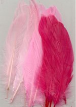 Vaessen Creative Feathers long - 15,5-20cm - 15stuks - pink