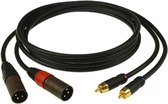 Klotz AL-RM0090 Audio Cable XLR m. - RCA/Cinch 0,9m - Audiokabel