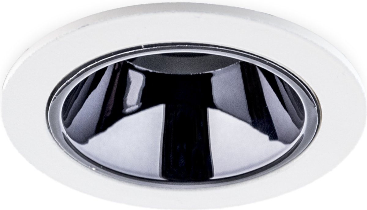 Groenovatie LED Inbouwspot 5W CREE - Rond - Kantelbaar - Dimbaar - Wit/Chroom