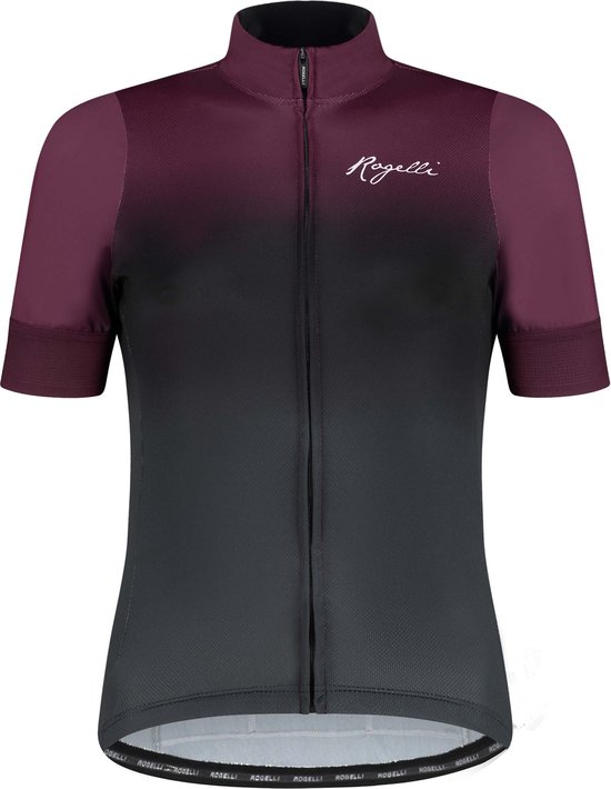 Rogelli Dream Fietsshirt - Korte Mouwen - Dames - Grijs, Bordeaux - Maat M