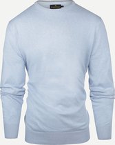 Steppin' Out Mannen Trui Steppin' Out Lente/Zomer 2022 Trui Cotton Cashmere Crewneck Mannen - Regular Fit - Katoen - Blauw (S) Blauw Katoen Maat: S