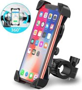 Universele Smartphonehouder Fiets 360 Graden Rotatie - Telefoonhouder Fiets - Zwart