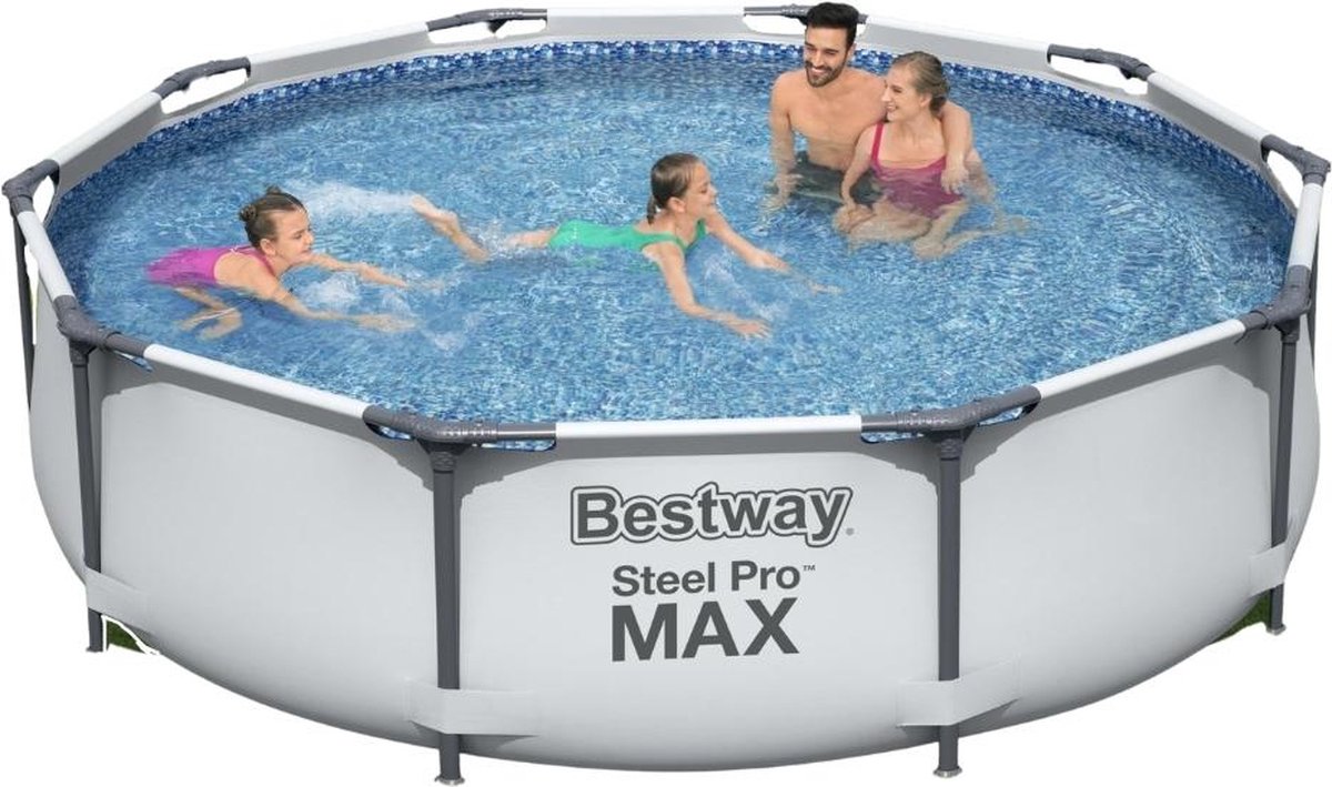 Bestway Zwembad Steel Pro MAX 56406 - FrameLink Systeem - Eenvoudig op te Zetten - 305 x 76 cm — afbeelding 5