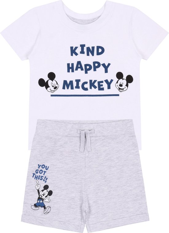 Ensemble sweat bébé avec short Mickey Mouse 74 bol