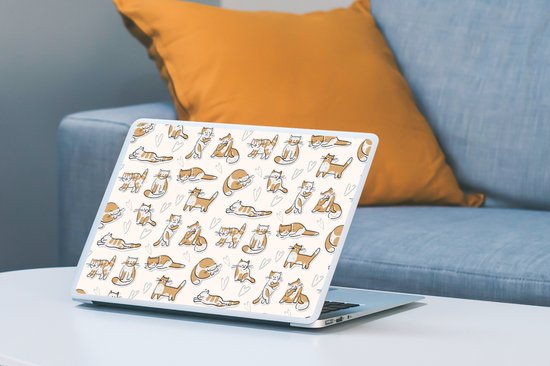 Sticker ordinateur portable - 14 pouces - Chat - Motif - Animaux