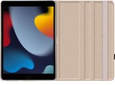 360 Tablet Case - Geschikt voor iPad Air 3e Generatie Hoes - 10.5 inch (2019) - Goud