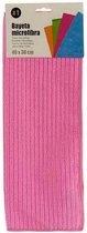 poetsdoek 40 x 30 x 1 cm microvezel roze