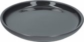 dinerbord 20 cm keramiek grijs