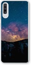 Case Company® - Samsung Galaxy A70 hoesje - Travel to space - Soft Cover Telefoonhoesje - Bescherming aan alle Kanten en Schermrand