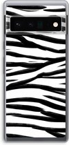 Case Company® - Google Pixel 6 Pro hoesje - Zebra pattern - Soft Cover Telefoonhoesje - Bescherming aan alle Kanten en Schermrand
