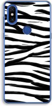 Case Company® - Xiaomi Mi Mix 3 hoesje - Zebra pattern - Soft Cover Telefoonhoesje - Bescherming aan alle Kanten en Schermrand