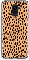 Case Company® - Samsung Galaxy J6 (2018) hoesje - Panter - Soft Cover Telefoonhoesje - Bescherming aan alle Kanten en Schermrand