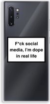 Case Company® - Samsung Galaxy Note 10 Plus hoesje - I'm dope - Soft Cover Telefoonhoesje - Bescherming aan alle Kanten en Schermrand