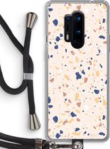 Case Company® - OnePlus 8 Pro hoesje met Koord - Terrazzo N°23 - Telefoonhoesje met Zwart Koord - Bescherming aan alle Kanten en Over de Schermrand