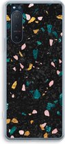 Case Company® - Sony Xperia 5 II hoesje - Terrazzo N°10 - Soft Cover Telefoonhoesje - Bescherming aan alle Kanten en Schermrand