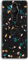 Case Company® - Sony Xperia Pro-I hoesje - Terrazzo N°10 - Soft Cover Telefoonhoesje - Bescherming aan alle Kanten en Schermrand