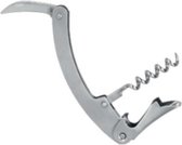 kurkentrekker 11 cm RVS zilver