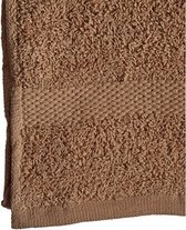 handdoek 30 x 50 cm katoen bruin