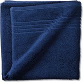 badhanddoek Leonora 70 x 140 x 0,8 cm katoen marineblauw