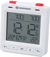 wekker MyTime Easy II 9,3 x 10,3 cm wit