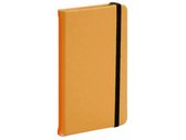 notitieboek 19 x 4 cm karton/papier oranje