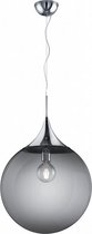 hanglamp Midas 45 cm E27 staal/glas 42W zwart