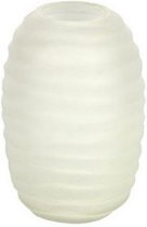 vaas Evita 22,5 x 15 cm glas wit