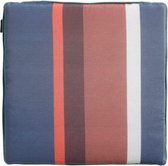 zitkussen Stripe 50 x 50 cm katoen blauw