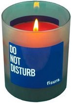 kaars Do Not Disturb 7,5 x 12 cm wax rood