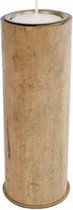 theelichthouder Maud 15 cm bamboe naturel