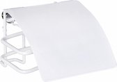 toiletrolhouder Classic Plus 14 x 9 cm staal wit