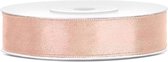 Ruban satin saumon 12mm / rouleau 25m
