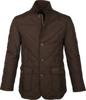 Barbour - Jas Quilted Lutz Bruin - Maat M - Modern-fit