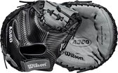 Wilson - MLB - Honkbal - A360 - Honkbal Catcherhandschoen - Jeugd - Zwart/Grijs - 31,5 inch