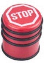 deurstopper stopbord 8 cm rood