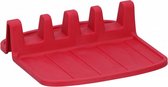 lepelhouder 14,8 x 14,2 x 4,1 cm siliconen rood