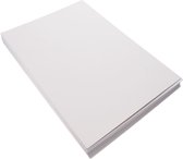 BeMatik - Witte zelfklevende etiketten voor A4-printer 139 x 99,1 mm 100 vellen