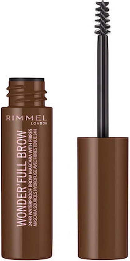 Rimmel London Wonder'full Brow Wenkbrauwgel Mascara - 002 Medium Brown - Rimmel London