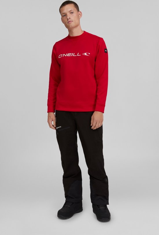 O'Neill Fleeces Men Rutile Crew Haute Red Sporttrui S - Haute Red 100% Polyester