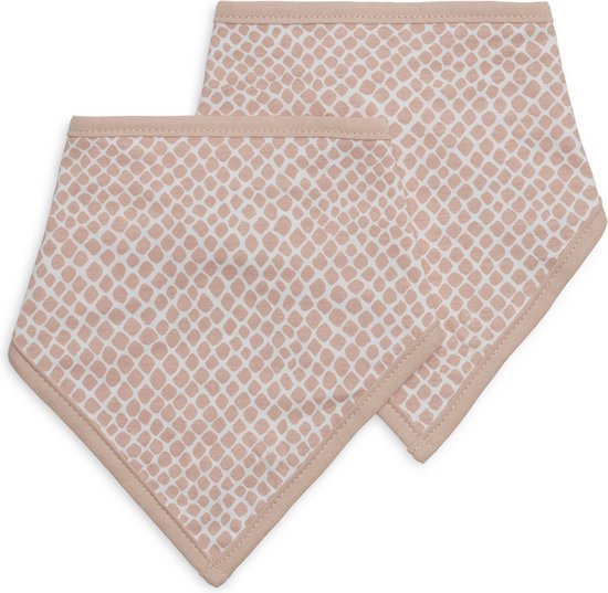 Jollein Slab Bandana Snake - Pale Pink - 2 Stuks van Jollein — afbeelding 5