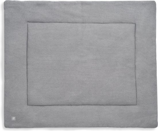 Kneden Antibiotica zuur Jollein Boxkleed Basic Knit 80x100cm - Stone Grey | bol.com