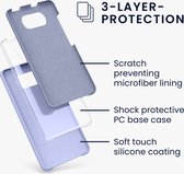 kwmobile telefoonhoesje voor Xiaomi Poco X3 NFC / Poco X3 Pro - Hoesje met siliconen coating - Smartphone case in pastel-lavendel