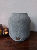 Brynxz - Bloempot Minimalistic - Betonlook - Majestic Vintage - Ø20cm en Hoogte 22cm