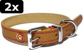 2x HB HOND LEER ZAND 1,9X36-46CM