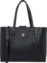 Tommy Hilfiger Timeless Dames Shopper PVC - zwart